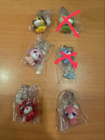 오차이누 초코 보로 키링 세트 별도 판매 대응 가능 반다이