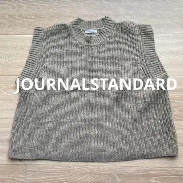 JOURNAL STANDARD 베이지 니트 베스트