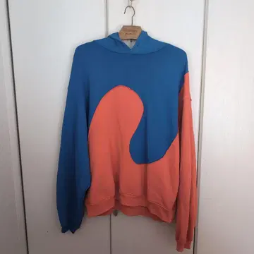 ERL 컬러 블록 후드티