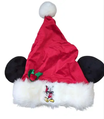 디즈니 크리스마스 미키 산타 모자