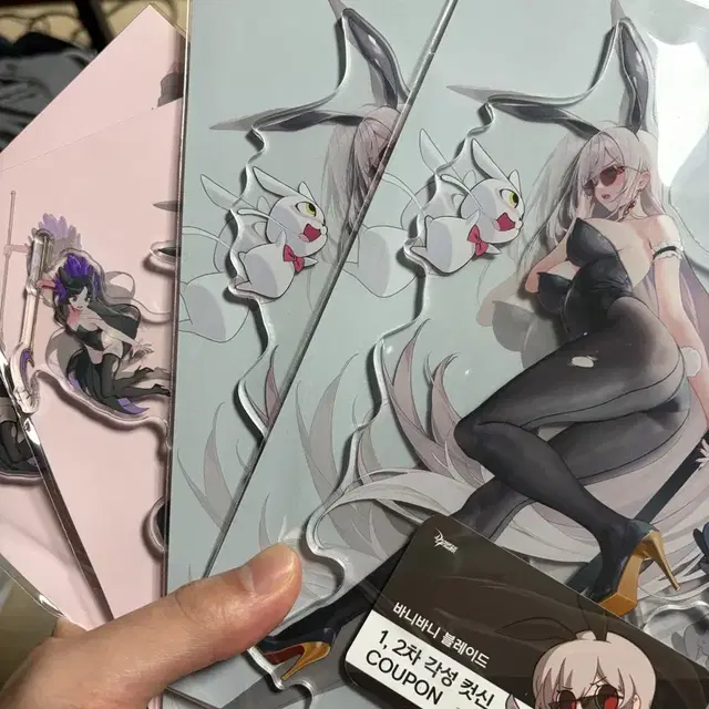 던파 바니바니 블레이드 소환사 아크릴스탠드 미개봉 컷신포함