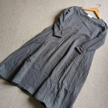 카구레 울 컷 파이핑 원피스