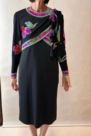 LEONARD 꽃무늬 프린트 원피스