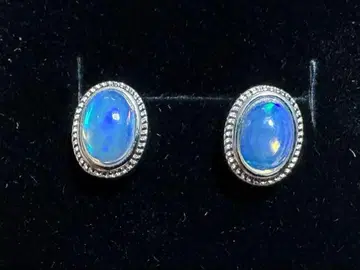 실버 925 밀우치오 펄 귀걸이