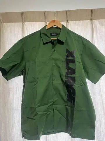 XLARGE 반팔 셔츠 L 올리브 그린
