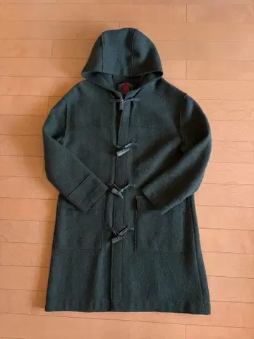 레어 프랑스제 올드 잉글랜드 더플 코트 38 그린