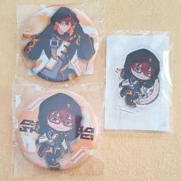 망각 배터리 치하야 슌페이 사이버펑크 아크릴 스탠드 캔뱃지