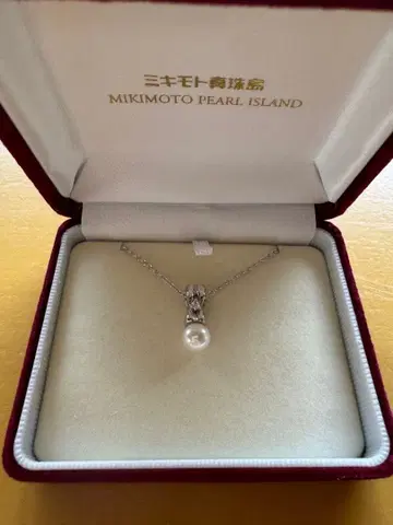 미키모토 펄 장식 목걸이