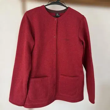 mont-bell 레드 가디건 L 사이즈