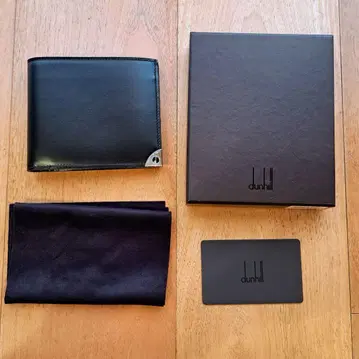 dunhill 블랙 접이식 지갑