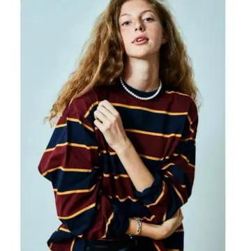 SHINZONE 신존 라거 보더 롱 T셔츠