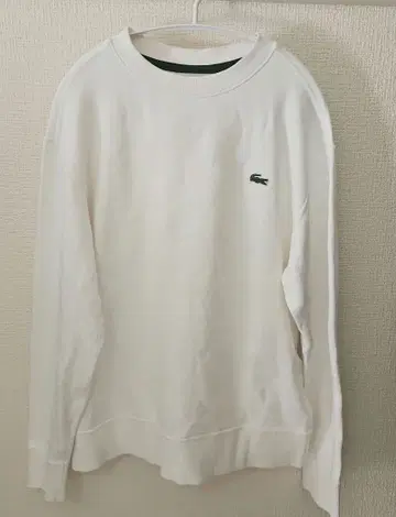 LACOSTE 라코스테 화이트 트레이닝복 US4 M