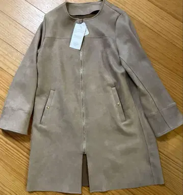 여성용 베이지 롱 코트 L 사이즈