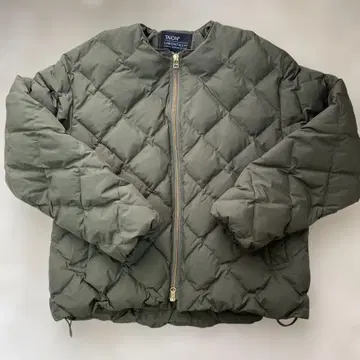 [ TAION x UNFILO ] 퀼팅 다운 숏 기장 블루종