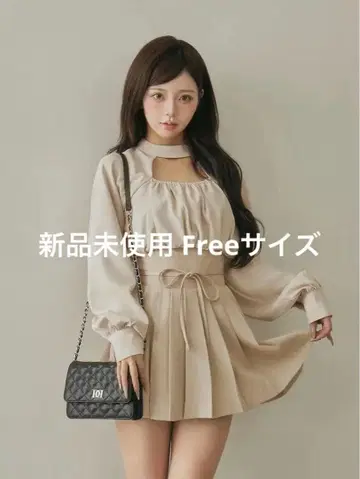 Darich 신상 도킹 코르셋 플리츠 미니 원피스