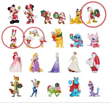 해피 복권 디즈니 크리스마스 오너먼트 3개 세트 덤 포함