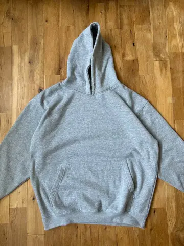 [ 새상품급 ] PRO CLUB 헤비 웨이트 그레이 후드티 2XL