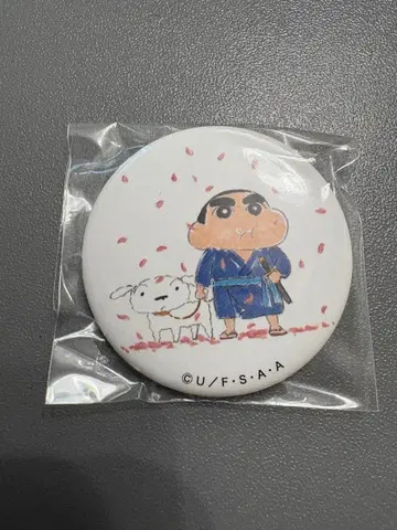 짱구는 못말려(크레용 신짱) 사이고 다카모리 캔뱃지