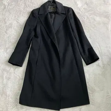 23구 블랙 체스터 코트 울 혼방