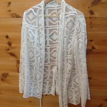 R'IAM Plage 레이스 자켓 화이트 36