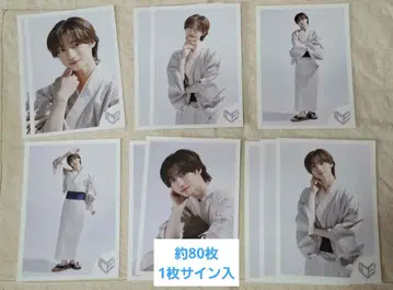 시가 리쿠 생사진 약 80장 사인 포함 묶음 판매