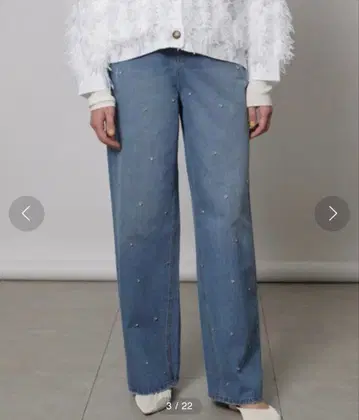 새상품급! CADUNE 큐빅 데님