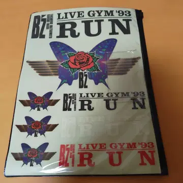 [ 미사용 ] B'z 케이스 포함 스티커 LIVE-GYM'93 RUN