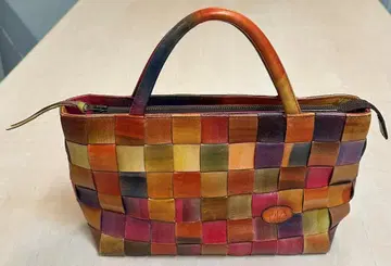 IBIZA 멀티 컬러 뜨개질 핸드백