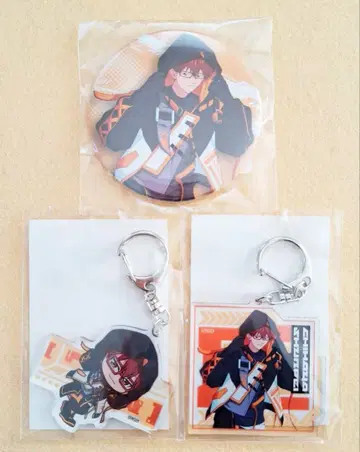 망각 배터리 치하야 슌페이 사이퍼펑크 아크릴 키링 캔뱃지