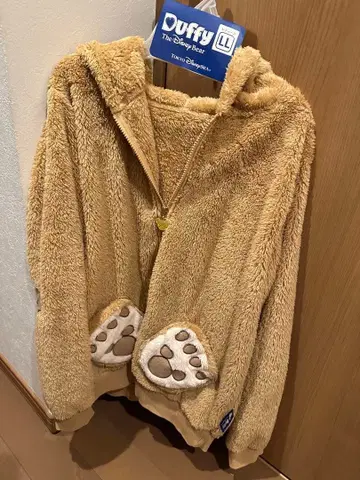 더피 후드티 복슬복슬 디즈니씨 LL