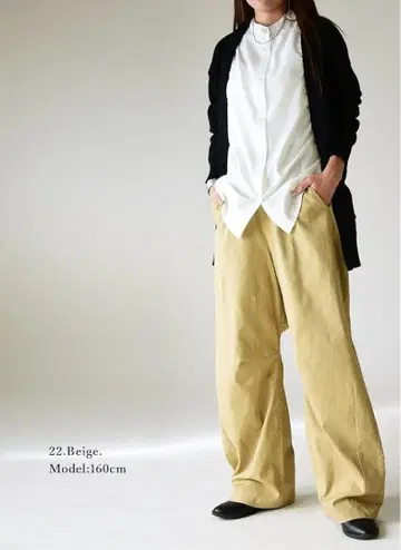 and it_ 배럴 레그 와이드 팬츠 XL