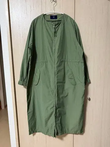 SHIPS 그린 롱 코트