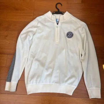 클리닝 완료 and per se 화이트 스웨터 안감 부착