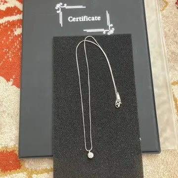 플라티나 다이아몬드 목걸이 0.309 ct