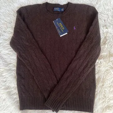 [택 포함 새상품] 폴로 랄프로렌 케이블 울 캐시미어 스웨터 니트