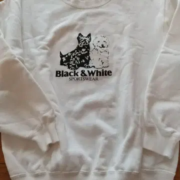 Black & White 개 프린트 트레이닝복