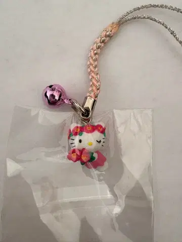 헬로키티 홋카이도 한정 해당화 페어리 족쇄 스트랩 플라워 아일랜드