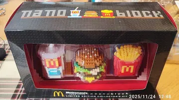 맥도날드 x 나노블록 한정판 컬렉터즈 키트