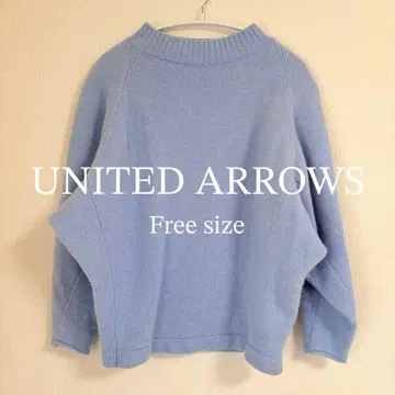 UNITED ARROWS 유나이티드 애로우즈 돌먼 하이넥 니트
