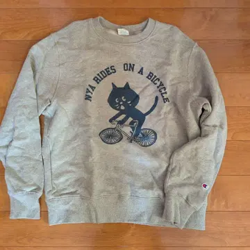 챔피언 네넷 콜라보 냐 자전거 맨투맨 L