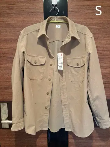 [ 새상품 미사용 ] 유니클로 저지 오버 셔츠 S