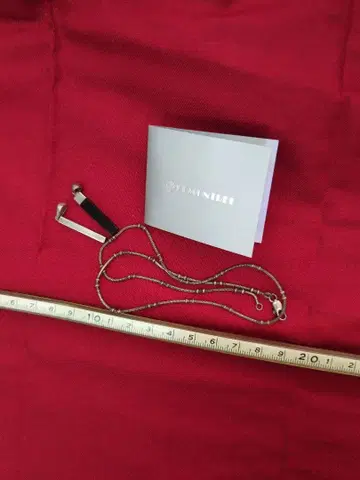 남성용 실버 목걸이. 탑 교체 가능