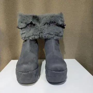 요스케 통굽 퍼 부츠(4450080) GY