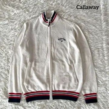 캘러웨이 남성용 골프웨어 니트 더블 지퍼 가디건 L