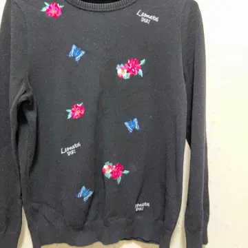 Lemonade 블랙 긴팔 니트 스웨터 40