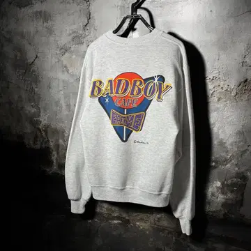 90s USA제 BAD BOY / 배드 보이 맨투맨 멜란지 그레이