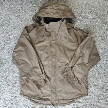 SHIPS 마운틴 후드티 블루종 M-65 베이지