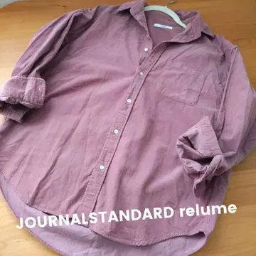 JOURNALSTANDARD relume 셔츠 코듀로이 빅 스키퍼