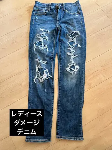 아메리칸 이글 데님 스키니 블루