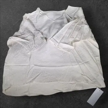 체형 커버 2XL 린넨 혼방 루즈핏 튜닉 블라우스 엄마 코디